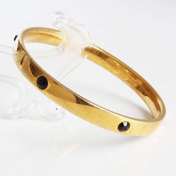 Monet Bangle Bracelets Lot of 2 Vintage Retro 80s - Picture 4 of 12